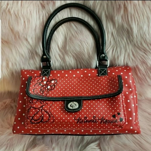 Disney Handbags - Minnie Mouse Polka Dot Disney Park Purse